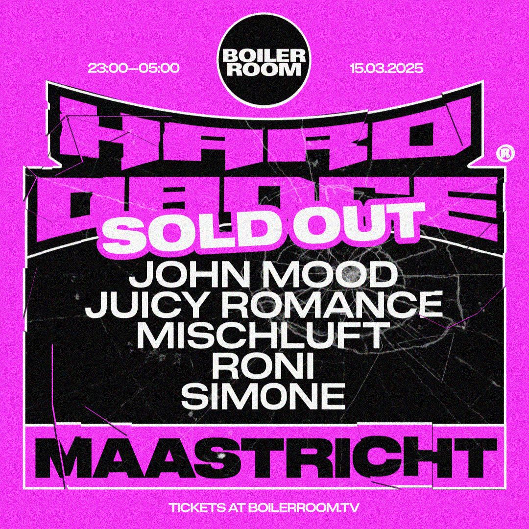 Flyer for event Hard Dance: Maastricht.