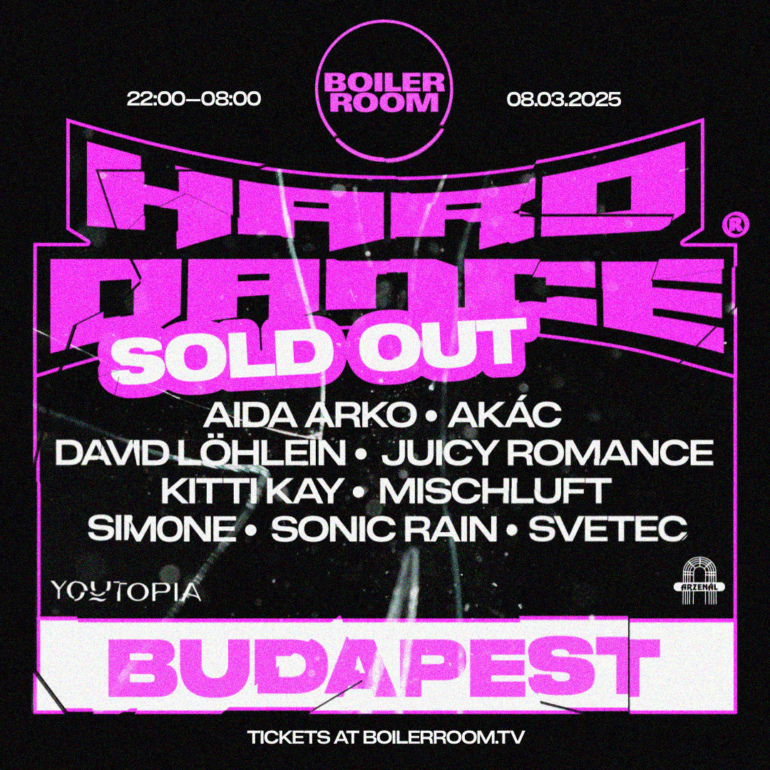 Flyer for event Hard Dance: Budapest.