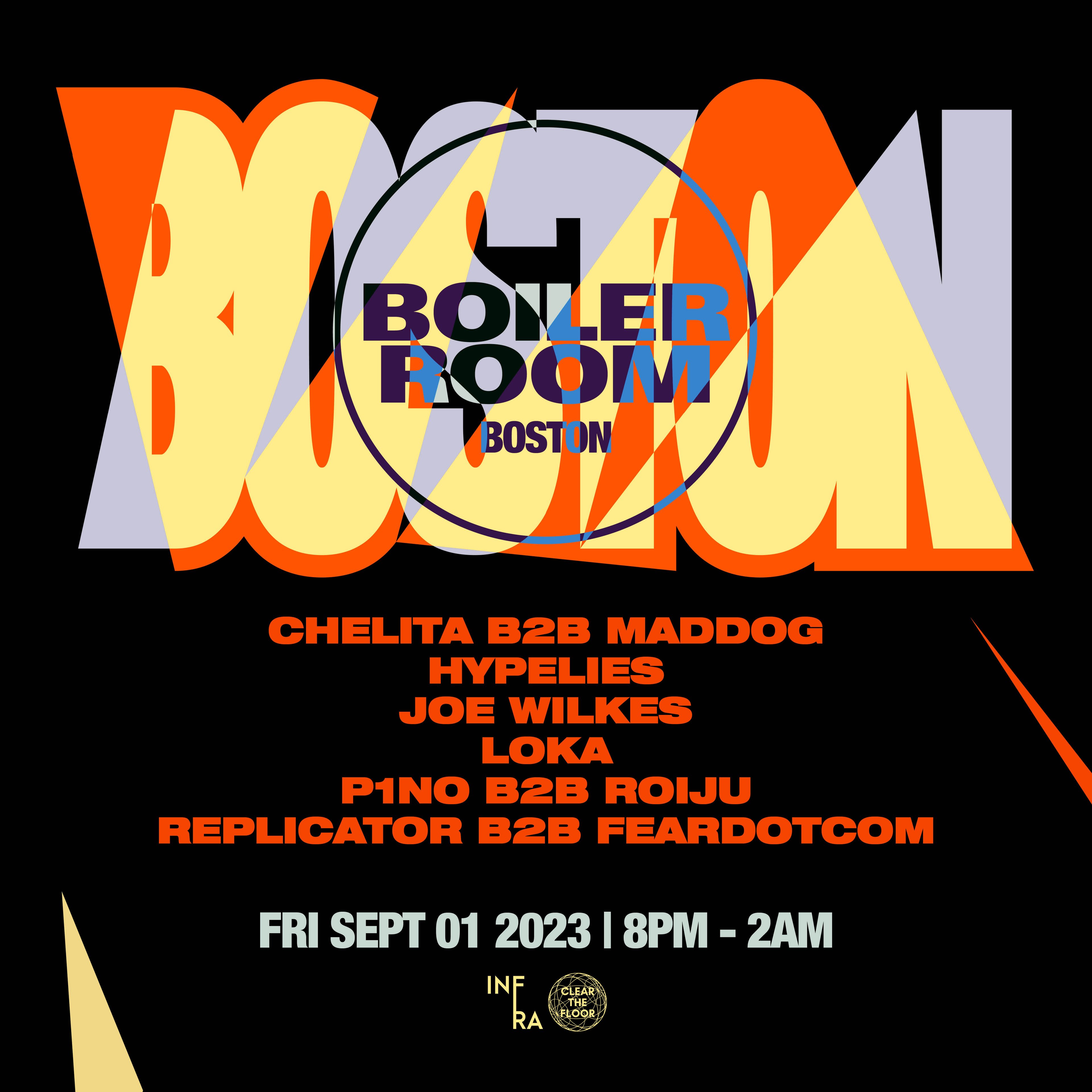 Flyer for event Boston | Friday.