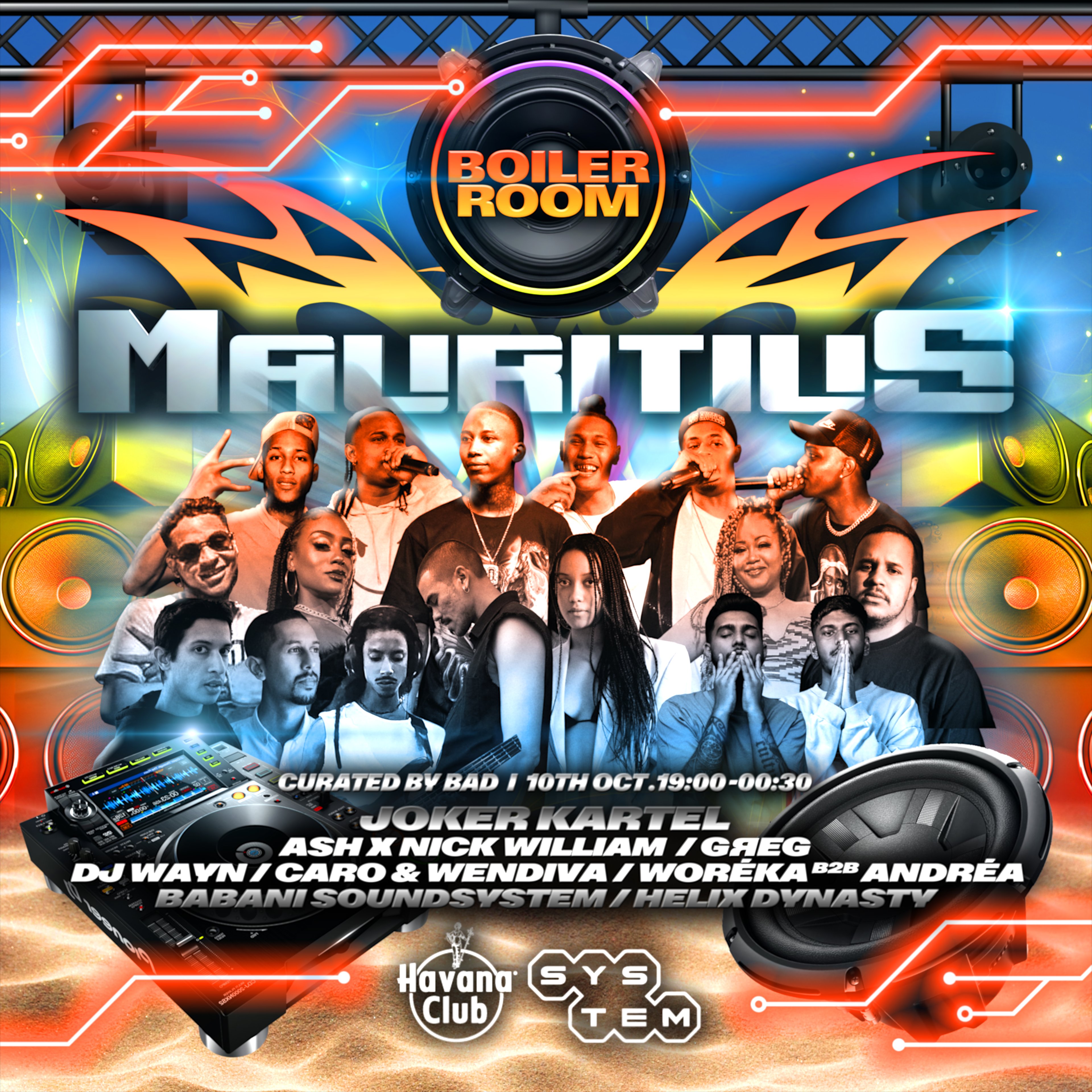 Flyer for event System: Mauritius.