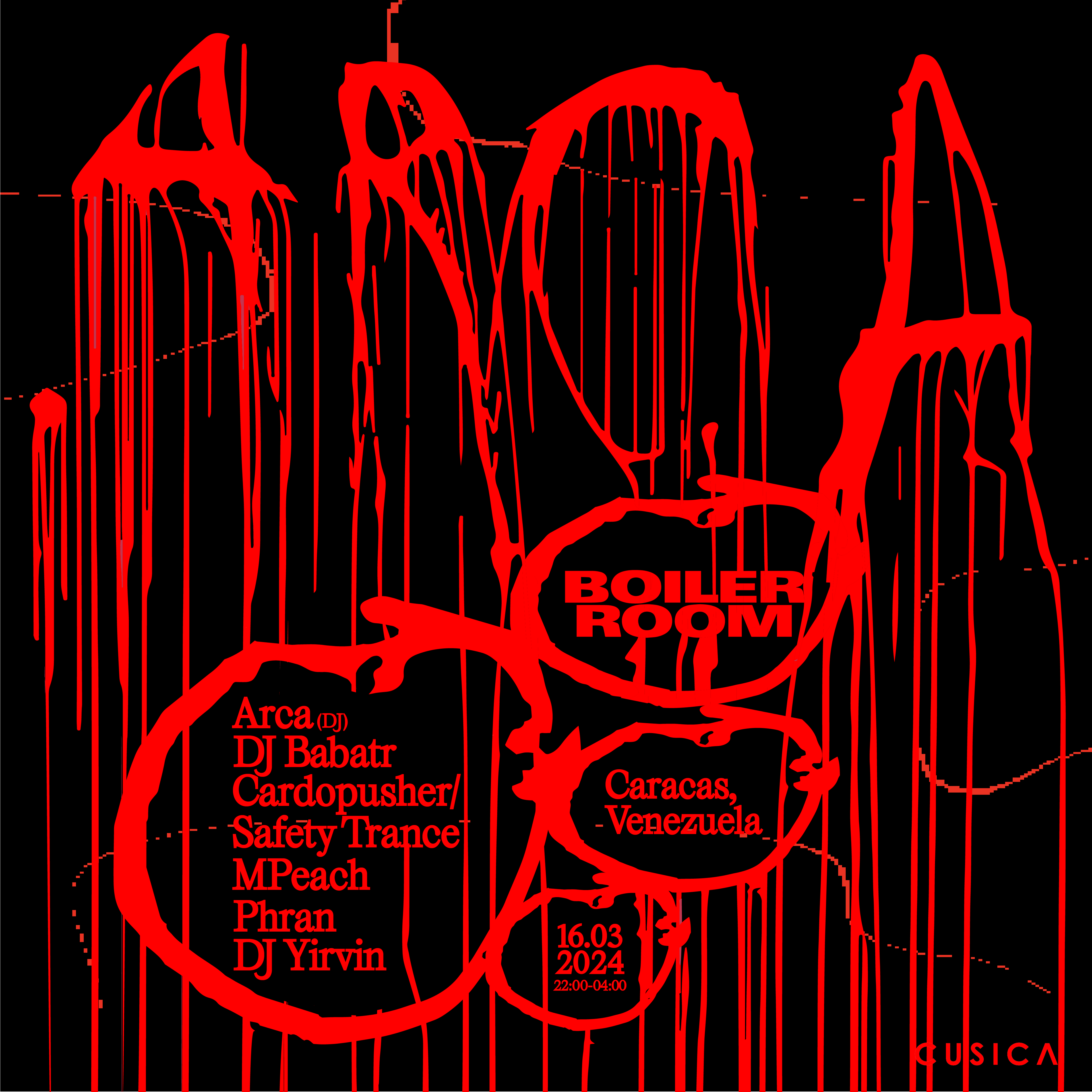 Flyer for event Boiler Room: Caracas.