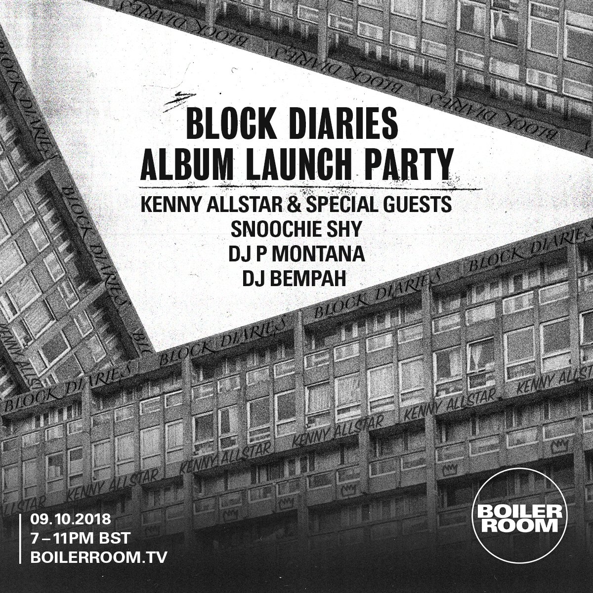 Flyer for event Kenny Allstar Album Launch Party.
