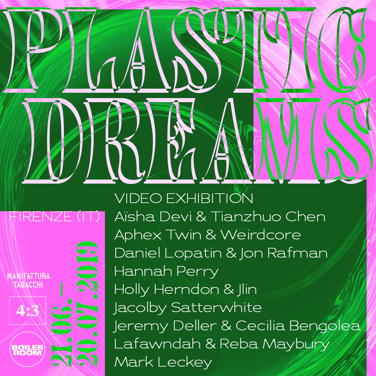 Flyer for event Plastic Dreams: Exhibition.