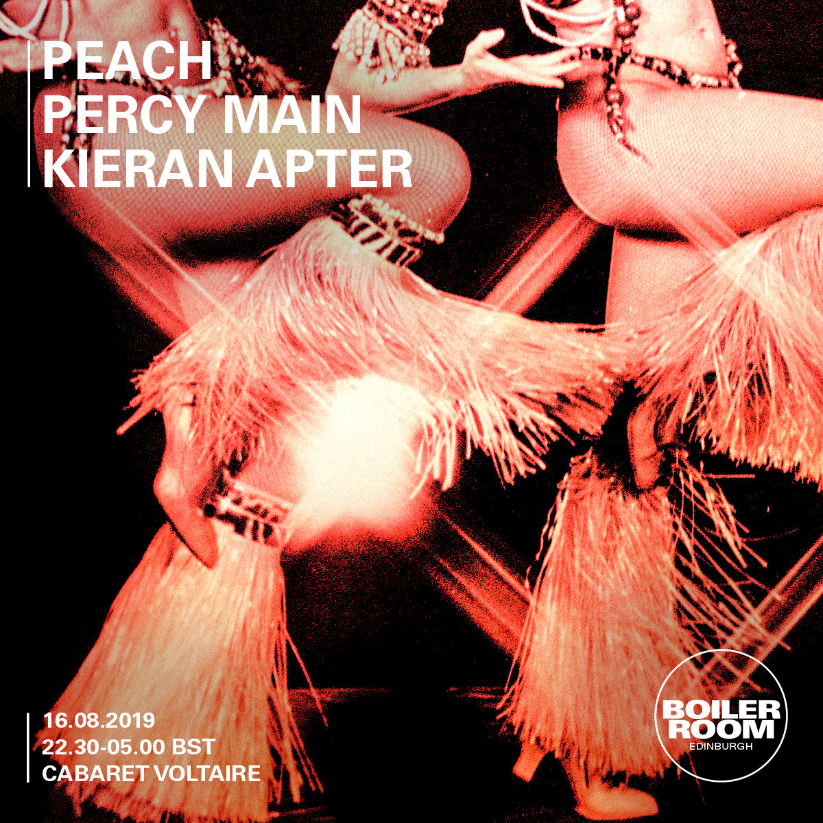 Flyer for event Boiler Room: Edinburgh.