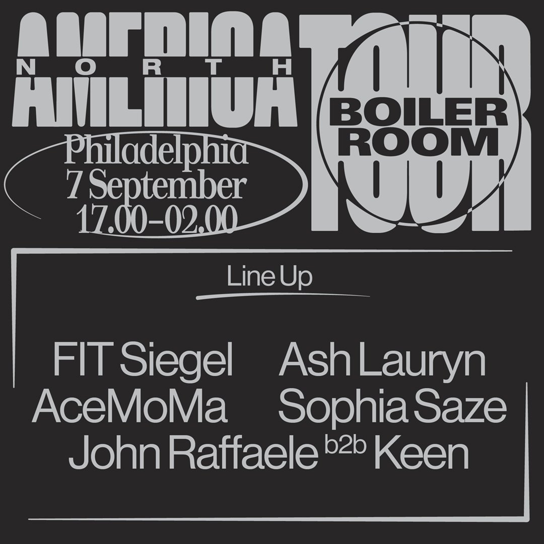 Flyer for event Boiler Room Philadelphia: Subsurface Warehouse Party.