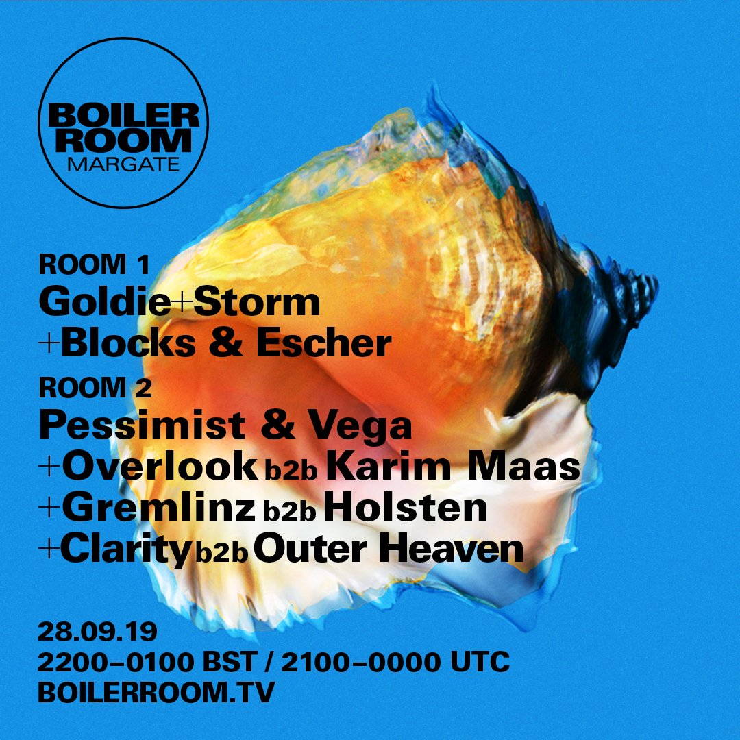 Flyer for event Boiler Room: Margate.