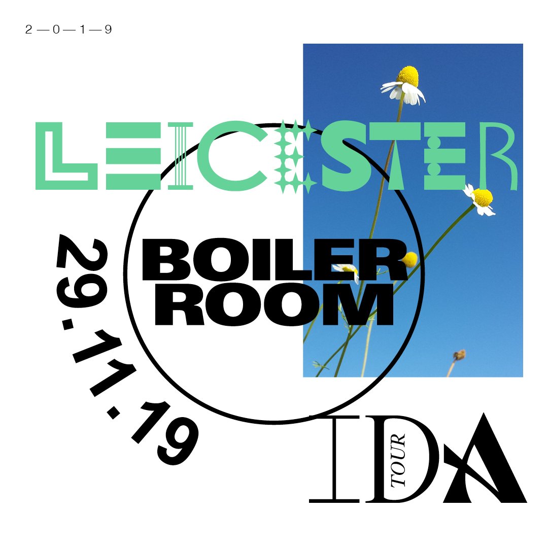 Flyer for event IDA - Leicester.