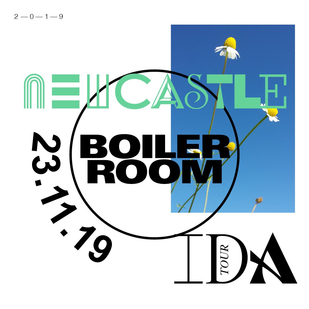Flyer for event IDA - Newcastle.