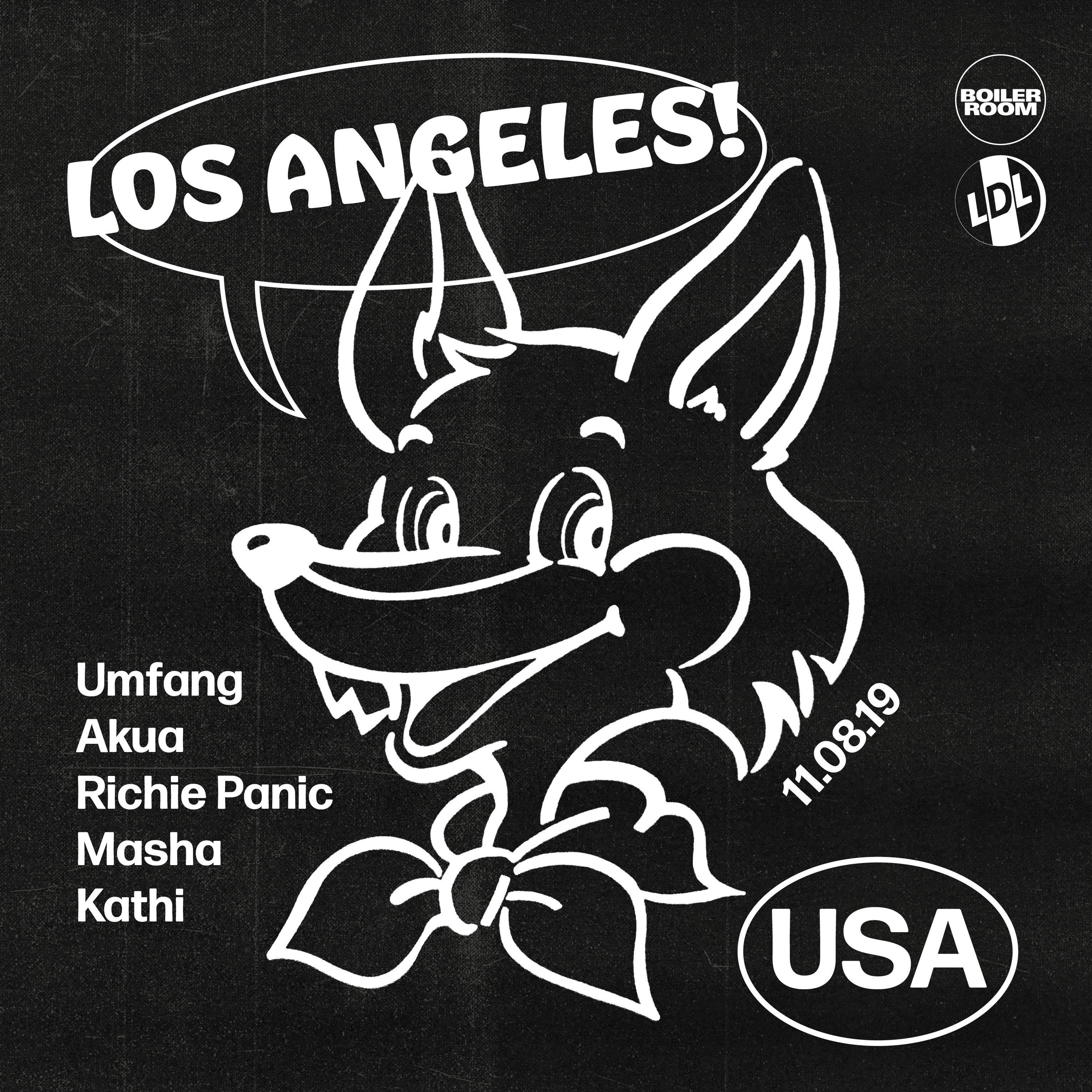 Flyer for event Boiler Room LA: LDL Warehouse Party.