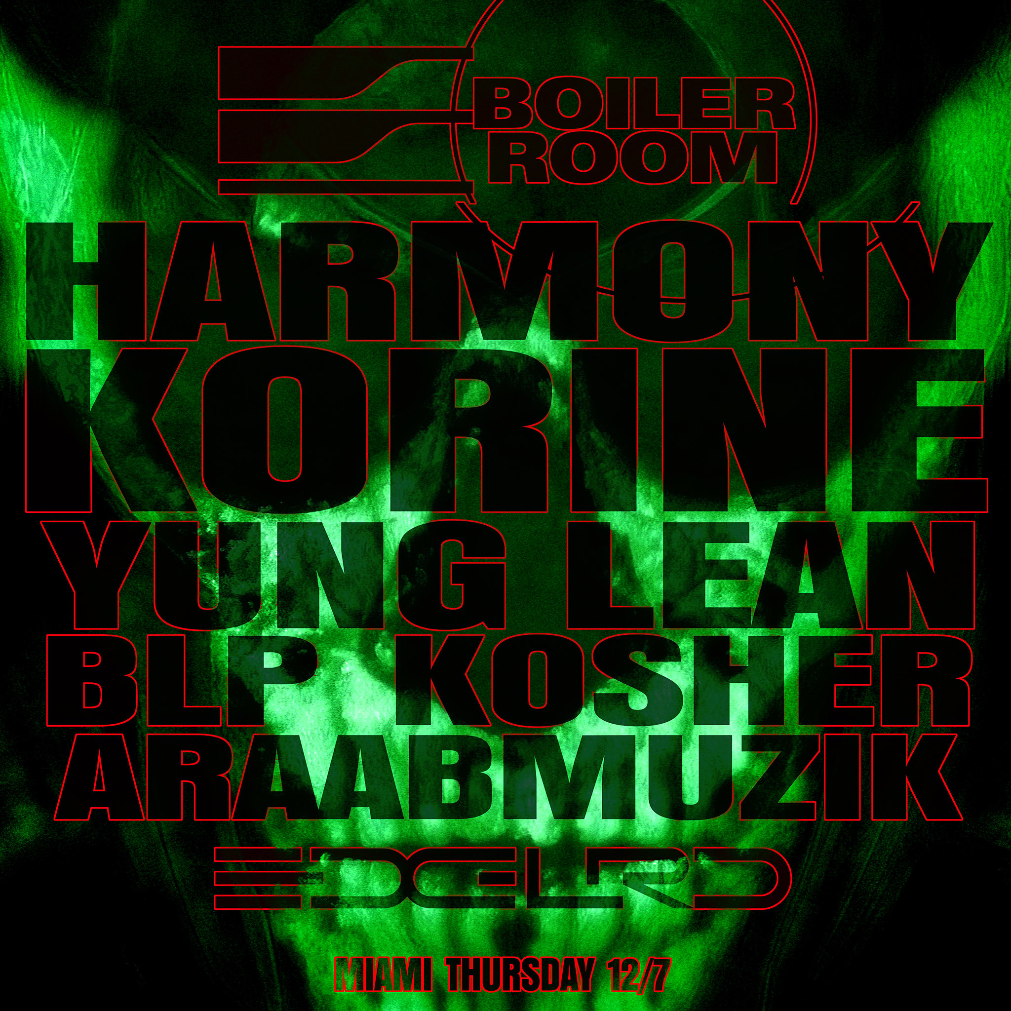 Flyer for event Miami: EDGLRD.