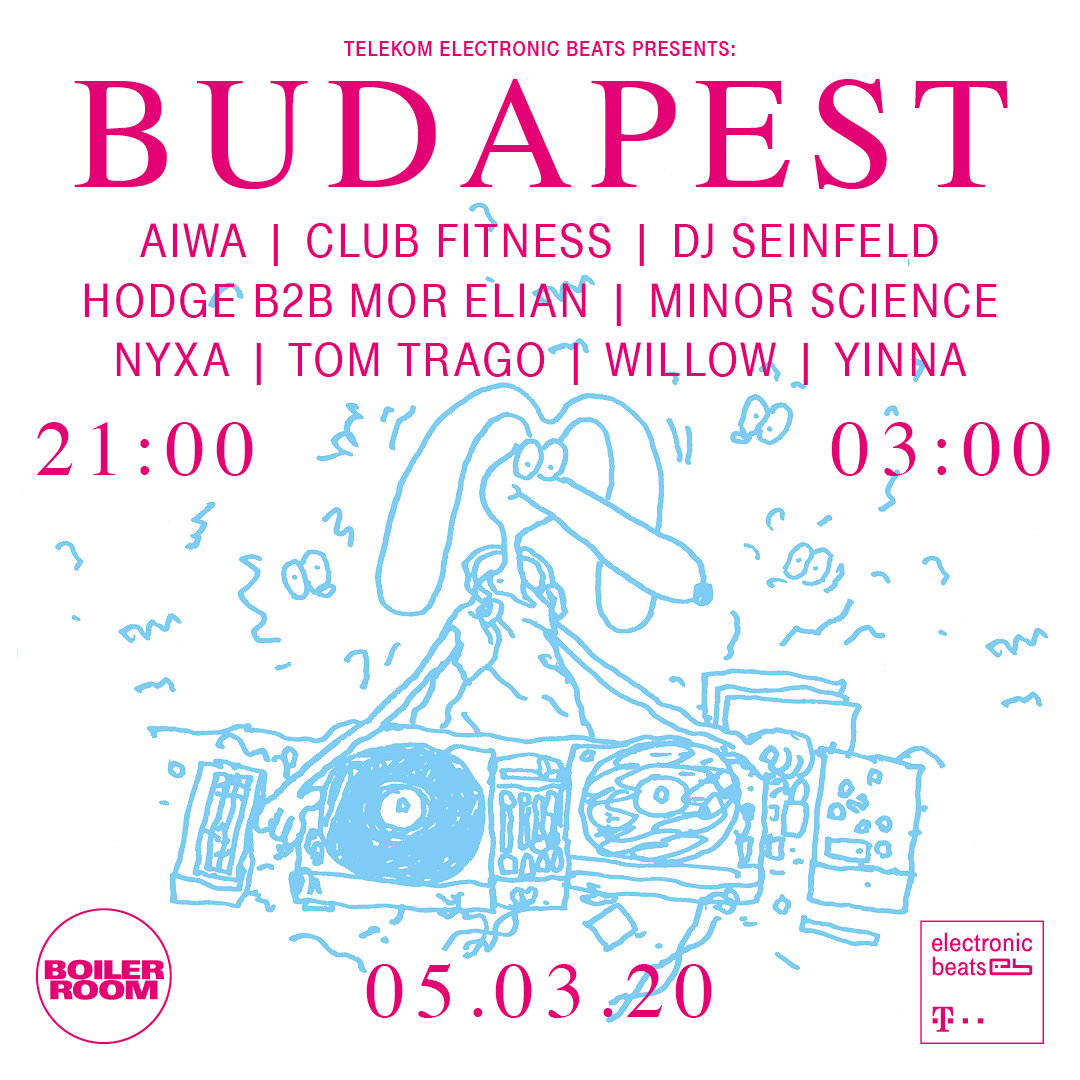 Flyer for event Boiler Room: Budapest.