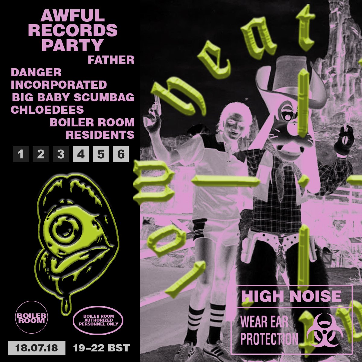 Flyer for event Low Heat 011.