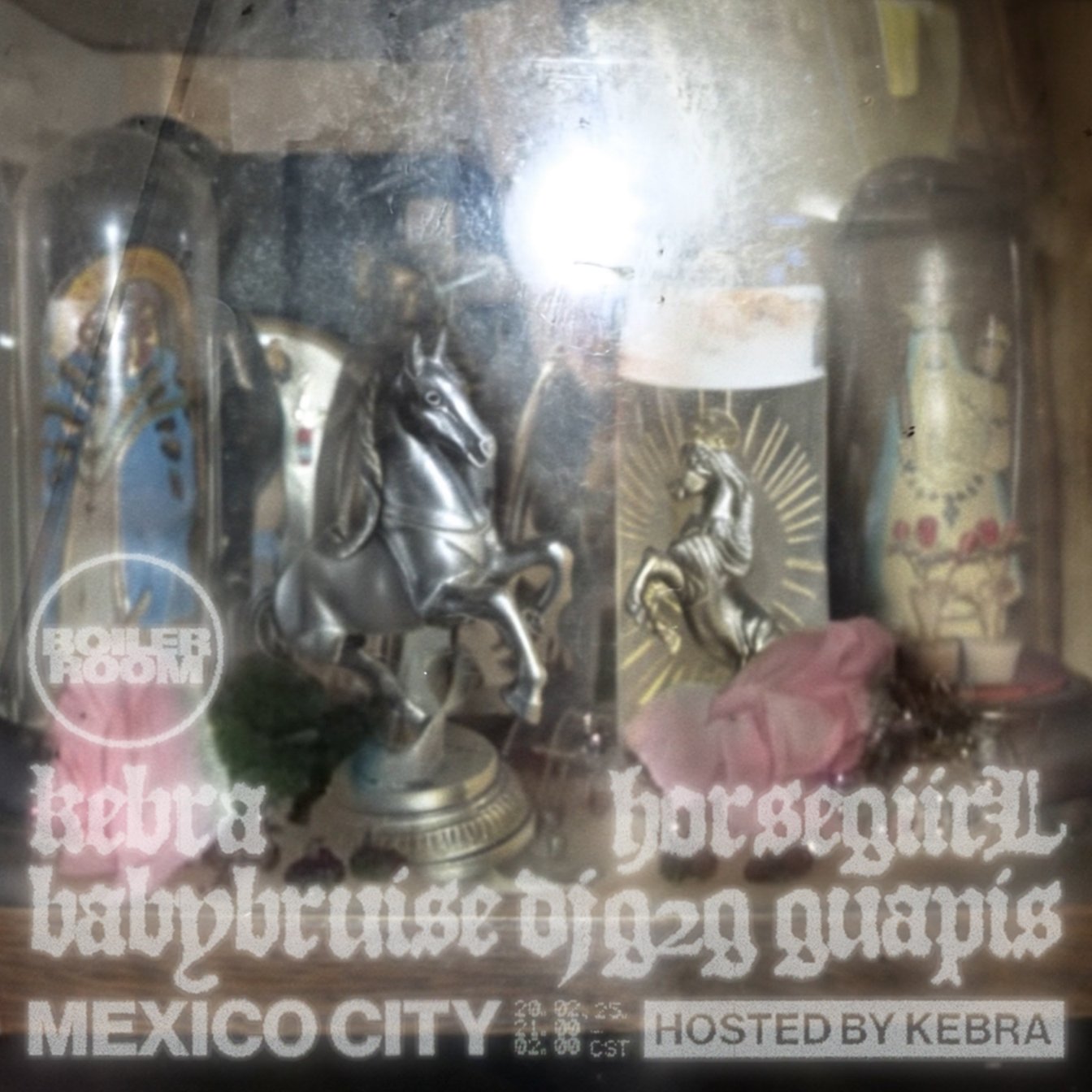 Flyer for event CDMX: horsegiirL & friends.