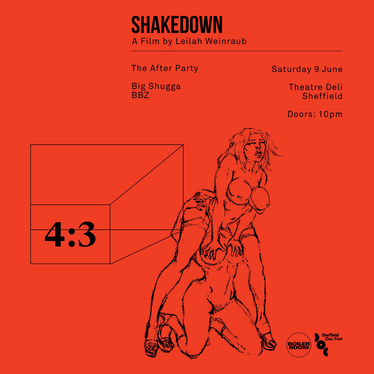 Flyer for event Shakedown.