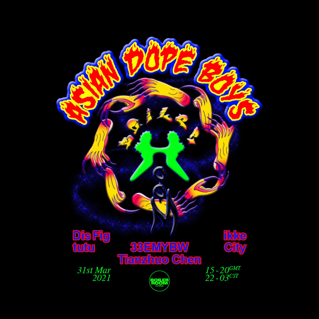 Flyer for event Asian Dope Boys.