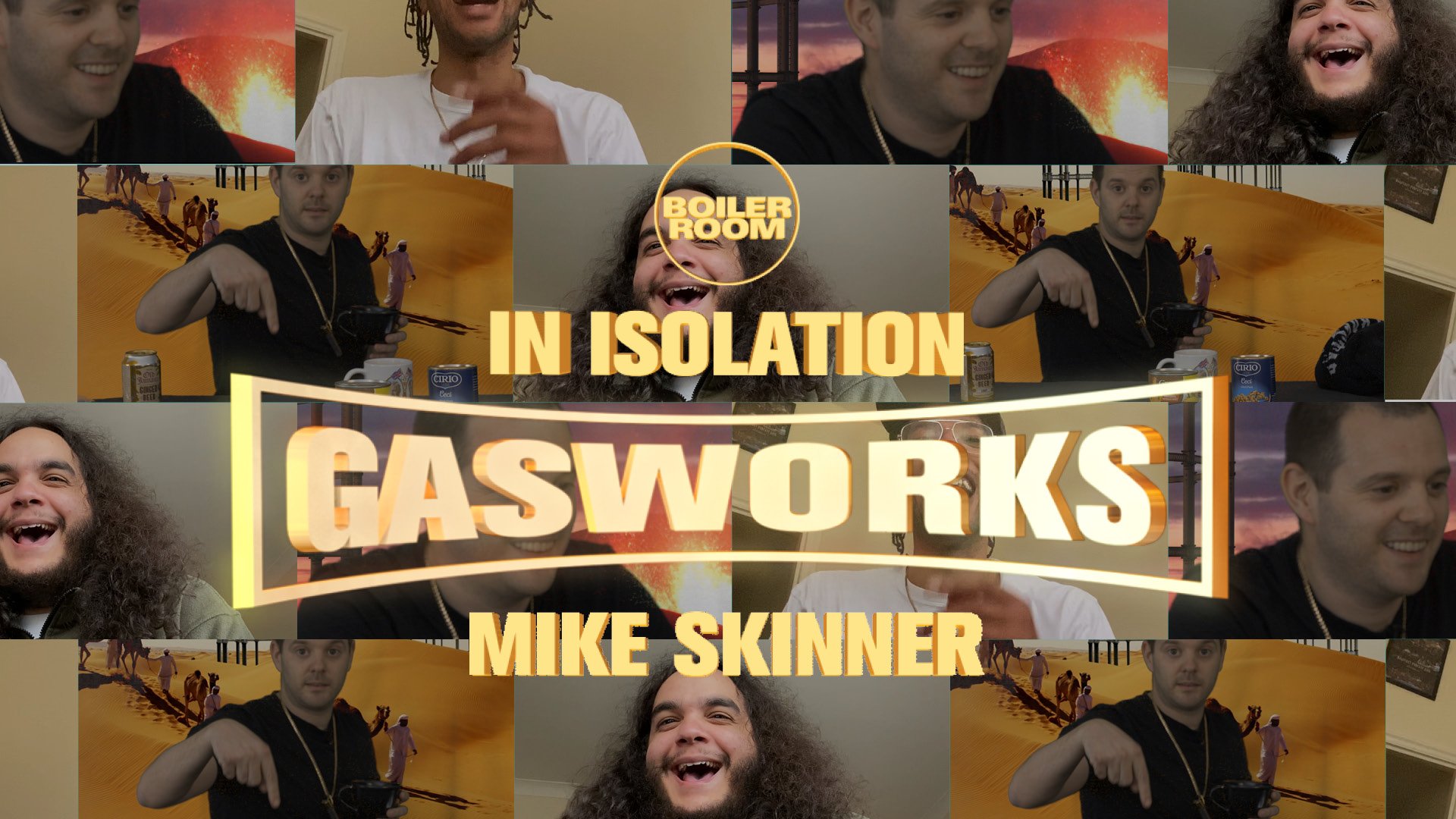 Photo of set Mike Skinner.