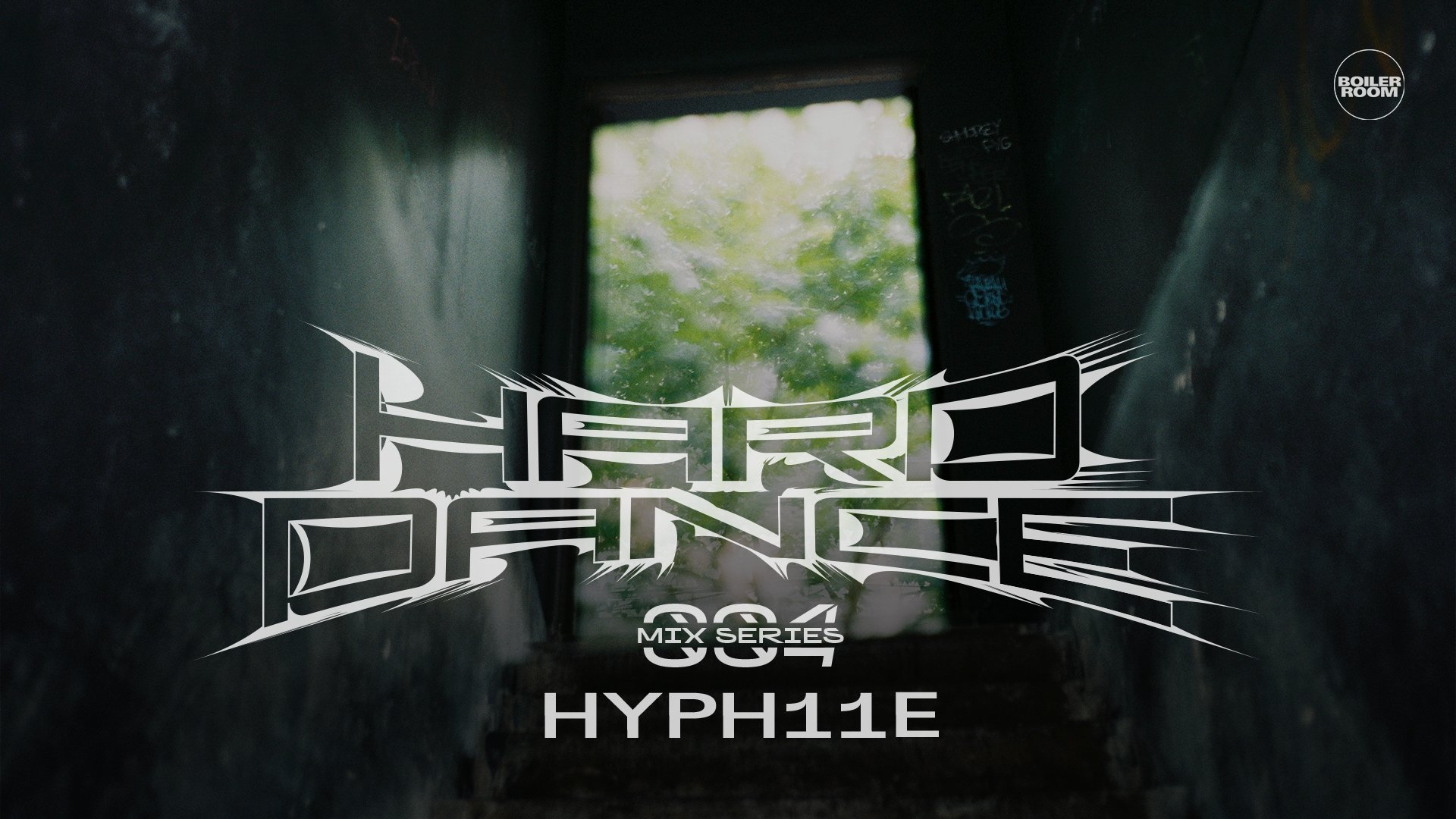 Flyer for event HARD DANCE 004 - hyph11e.