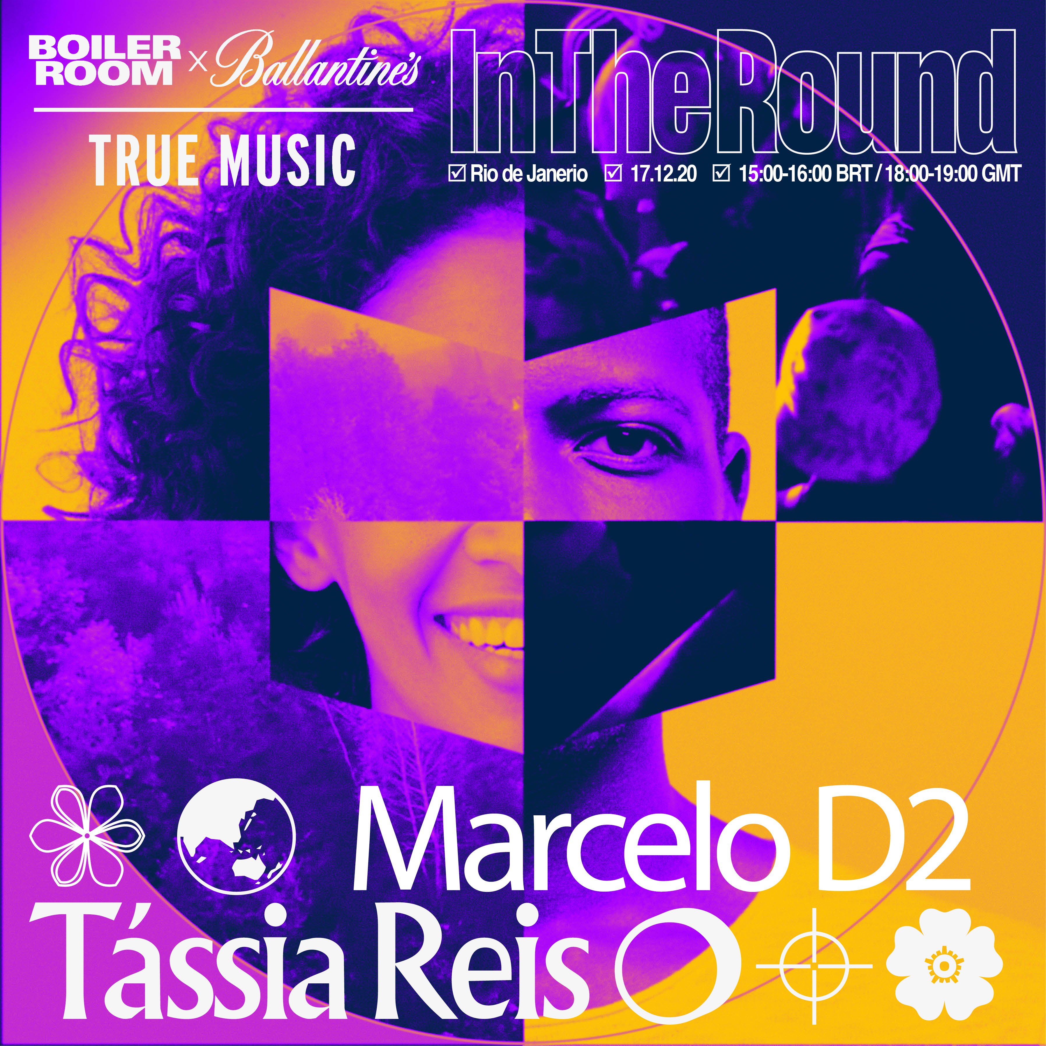 Flyer for event Boiler Room x Ballantine's True Music | In The Round: Rio de Janeiro.