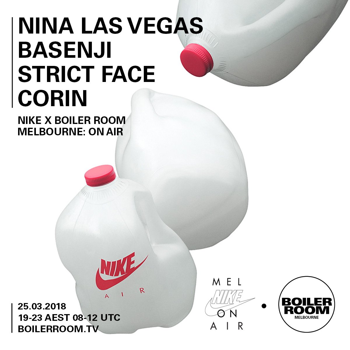 Flyer for event MELBOURNE: ON AIR.