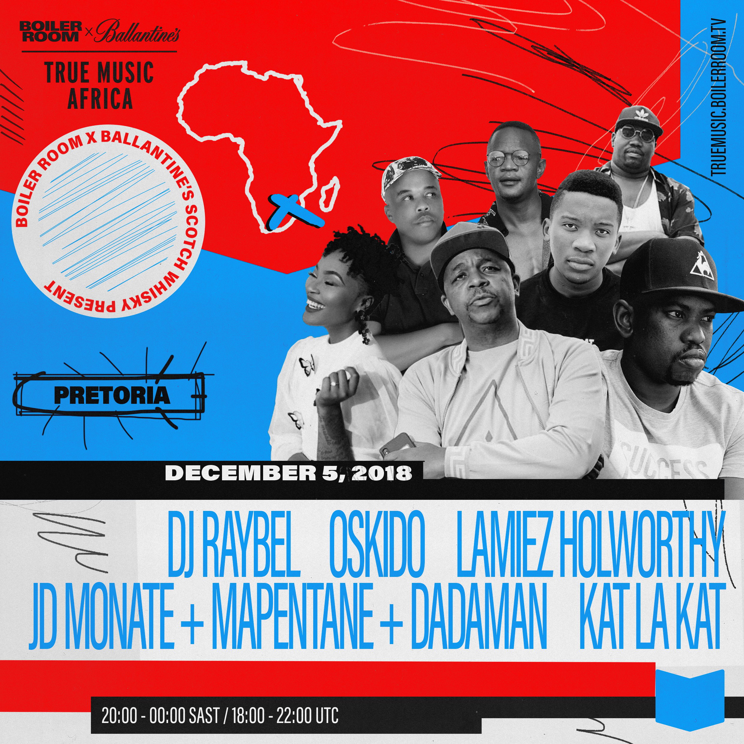 Flyer for event TRUE MUSIC AFRICA: PRETORIA.