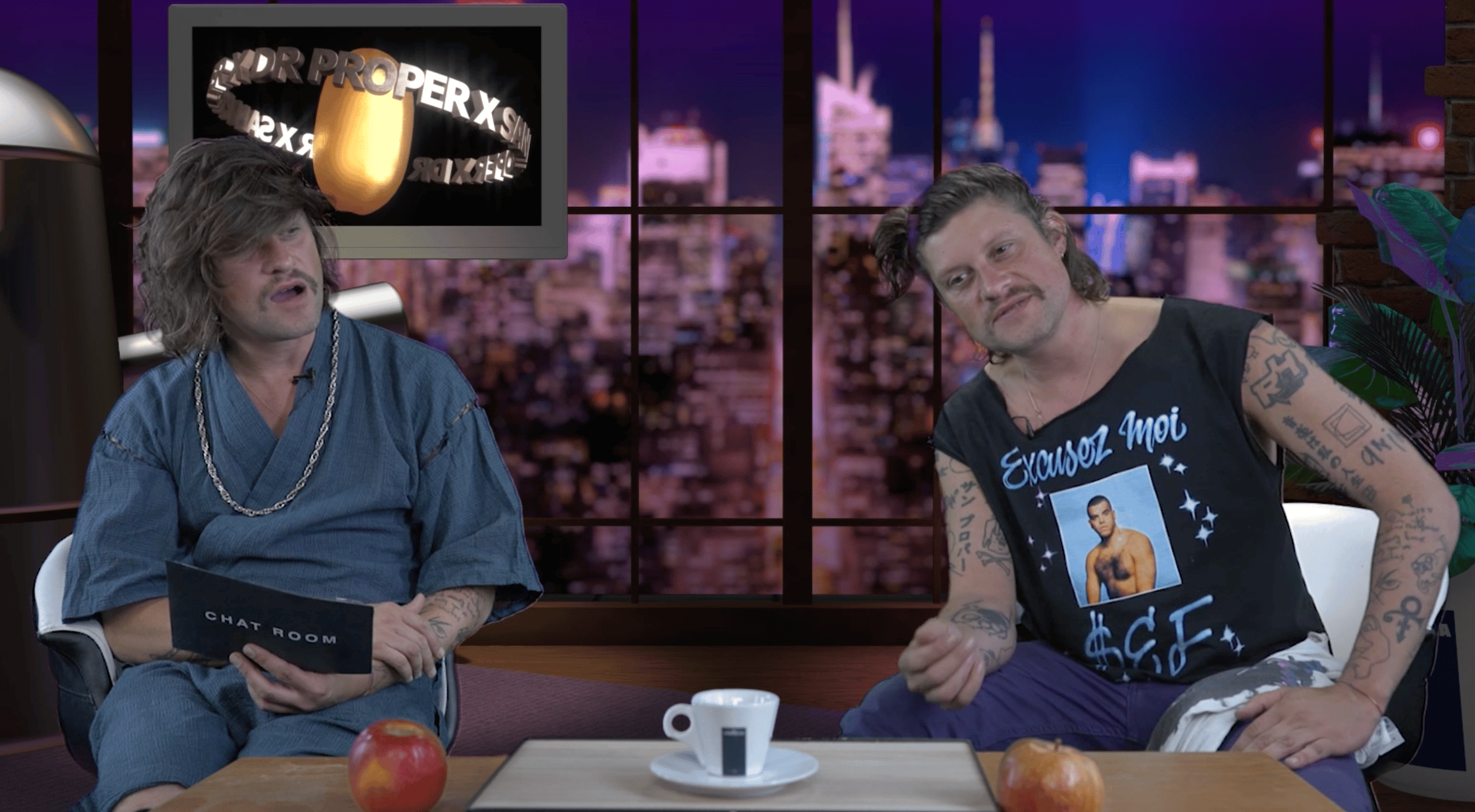 Photo of set Chat Room 04: San Proper & Dr. Proper.
