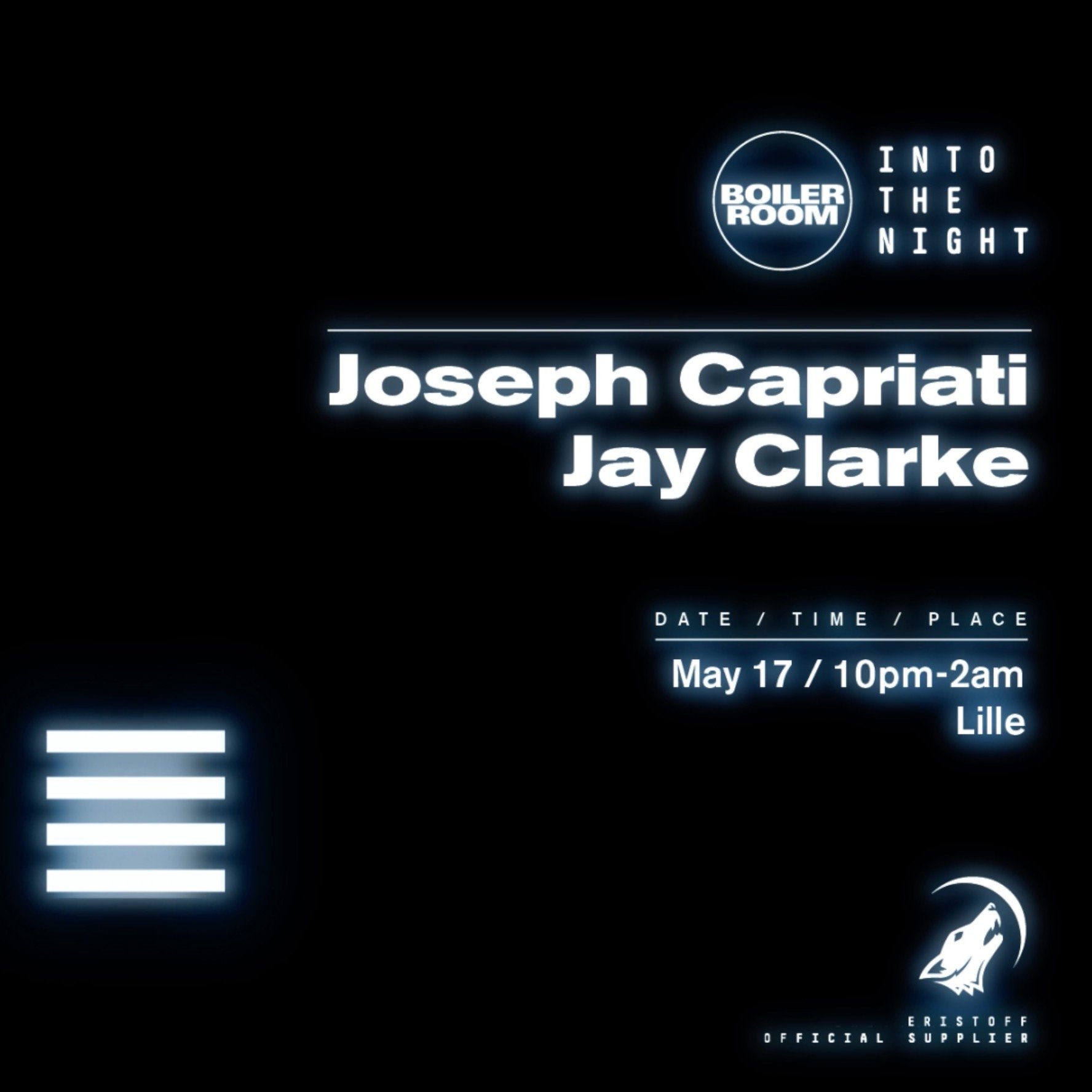 Flyer for event Into The Night: Lille.