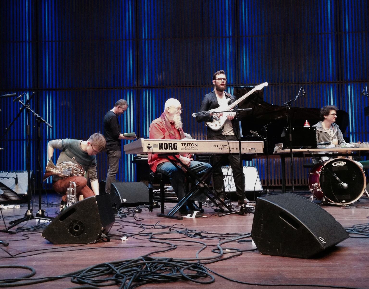 Flyer for event Terry Riley & Friends – 'Children of Gaza'.
