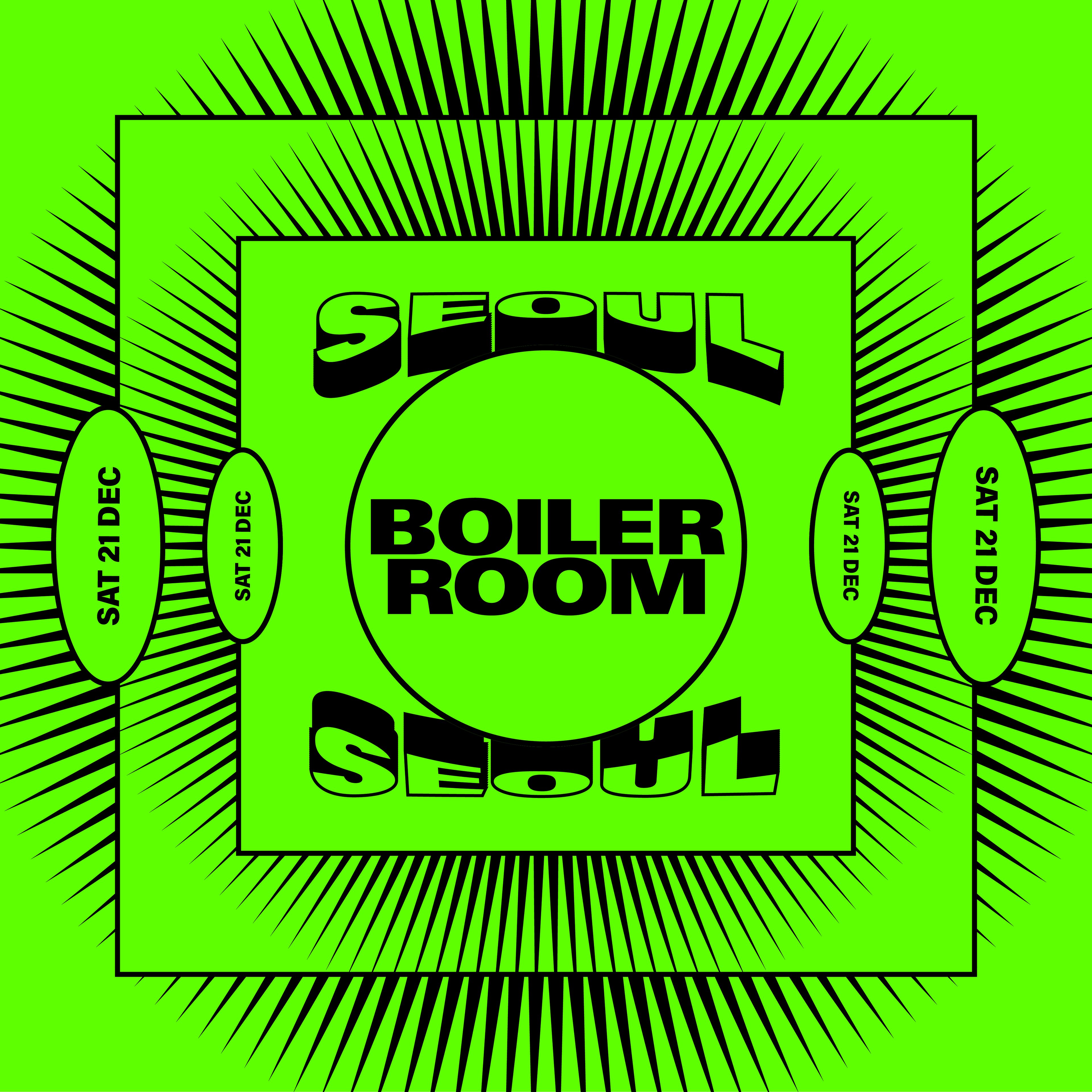 Flyer for event Boiler Room Seoul: Warehouse Party.