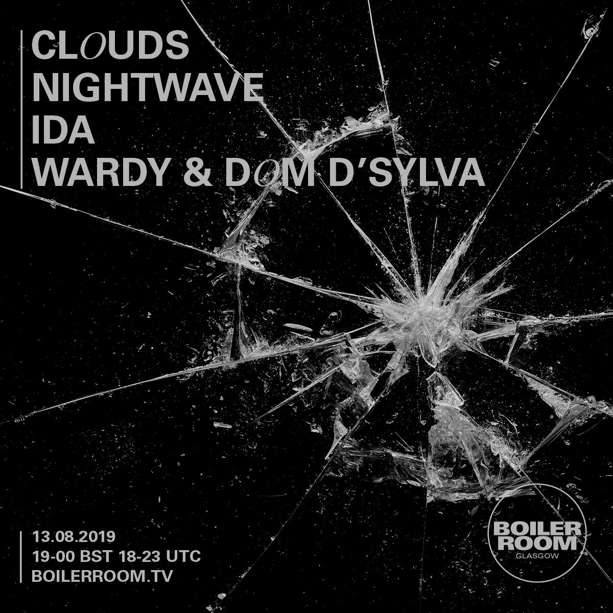 Flyer for event Boiler Room Glasgow.