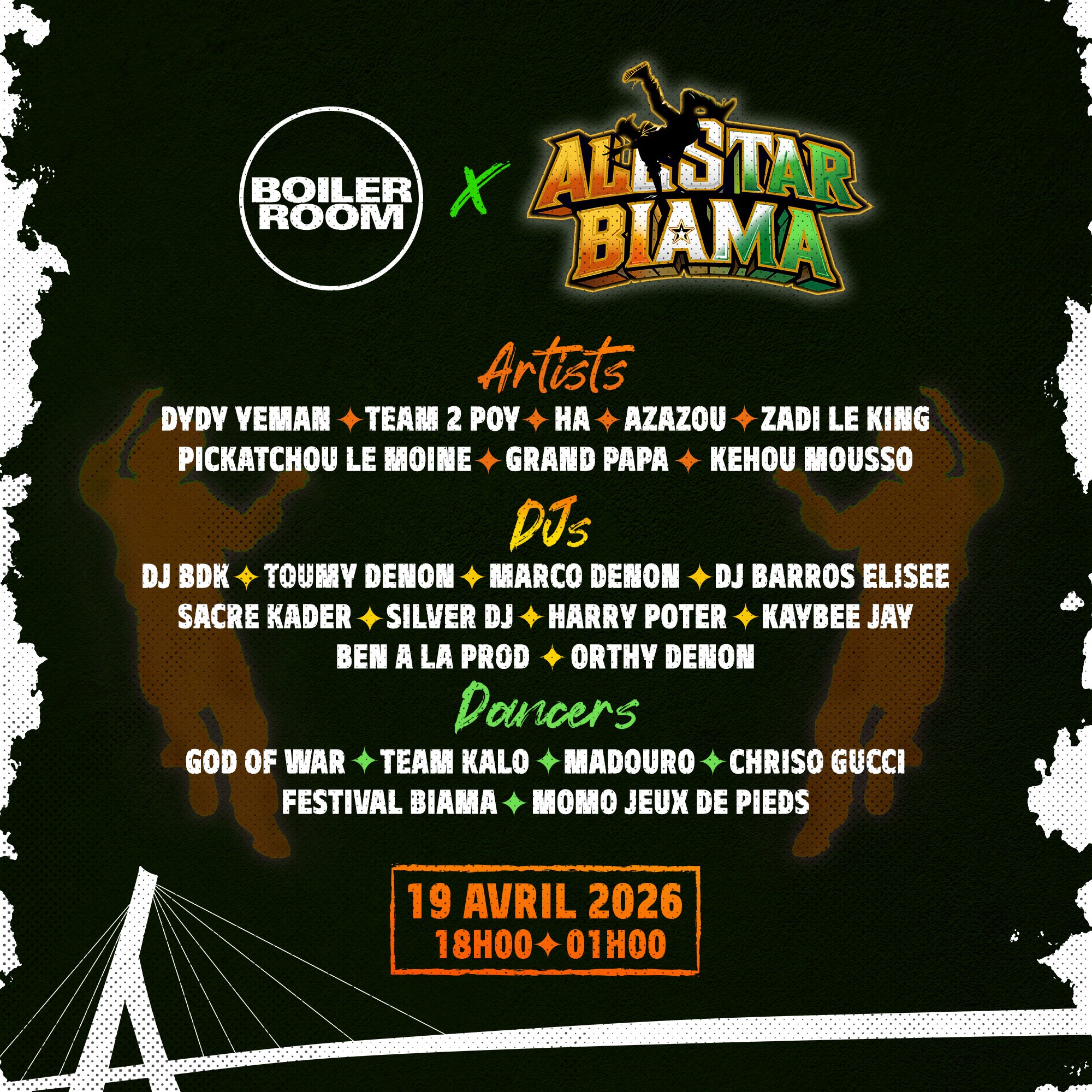 Flyer for event Abidjan: Biama.