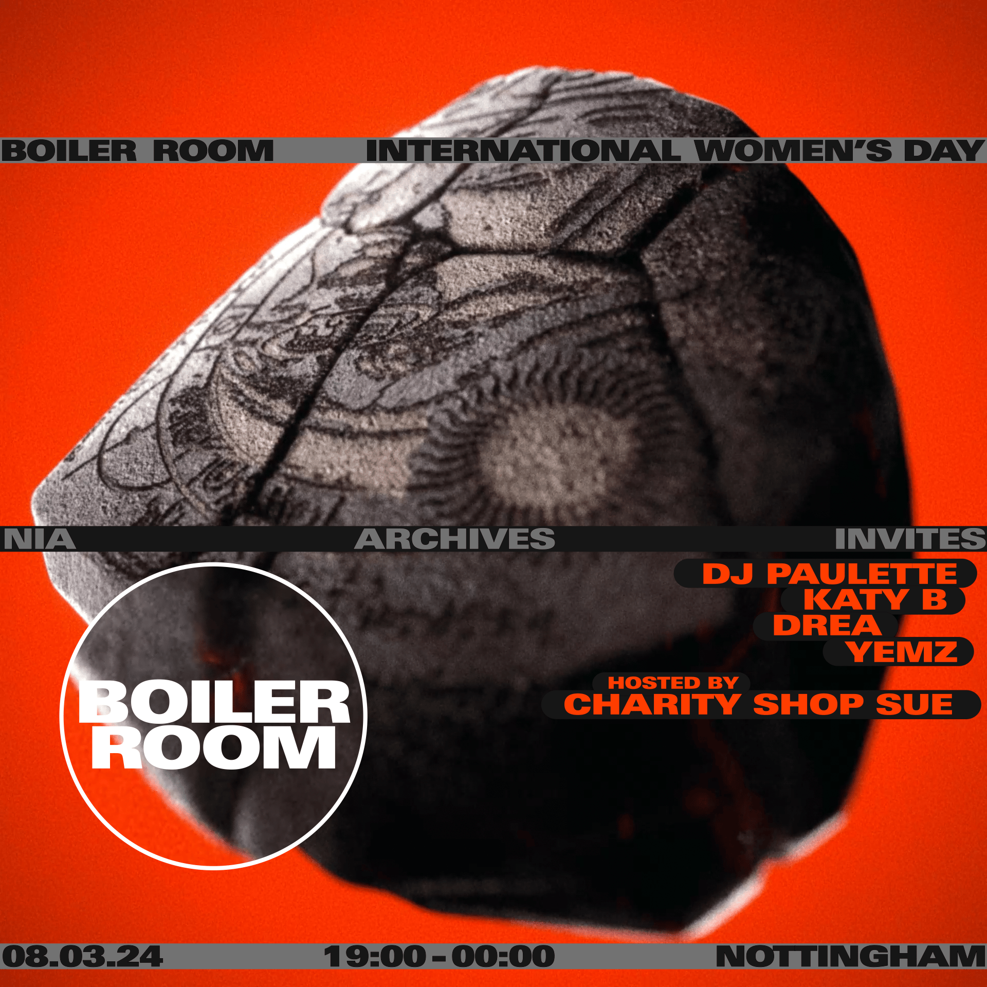 Flyer for event International Women's Day 2024.