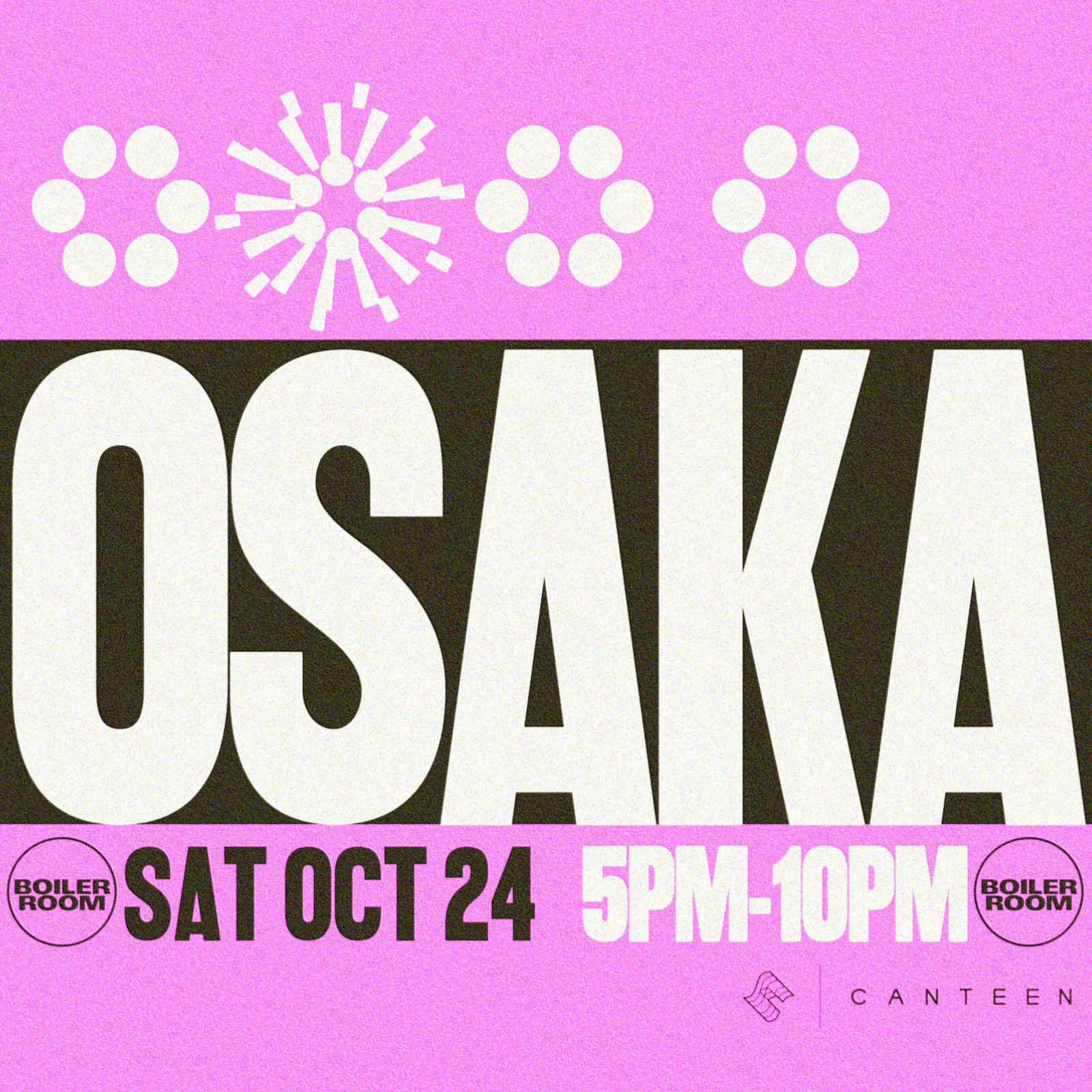 Flyer for event Osaka.