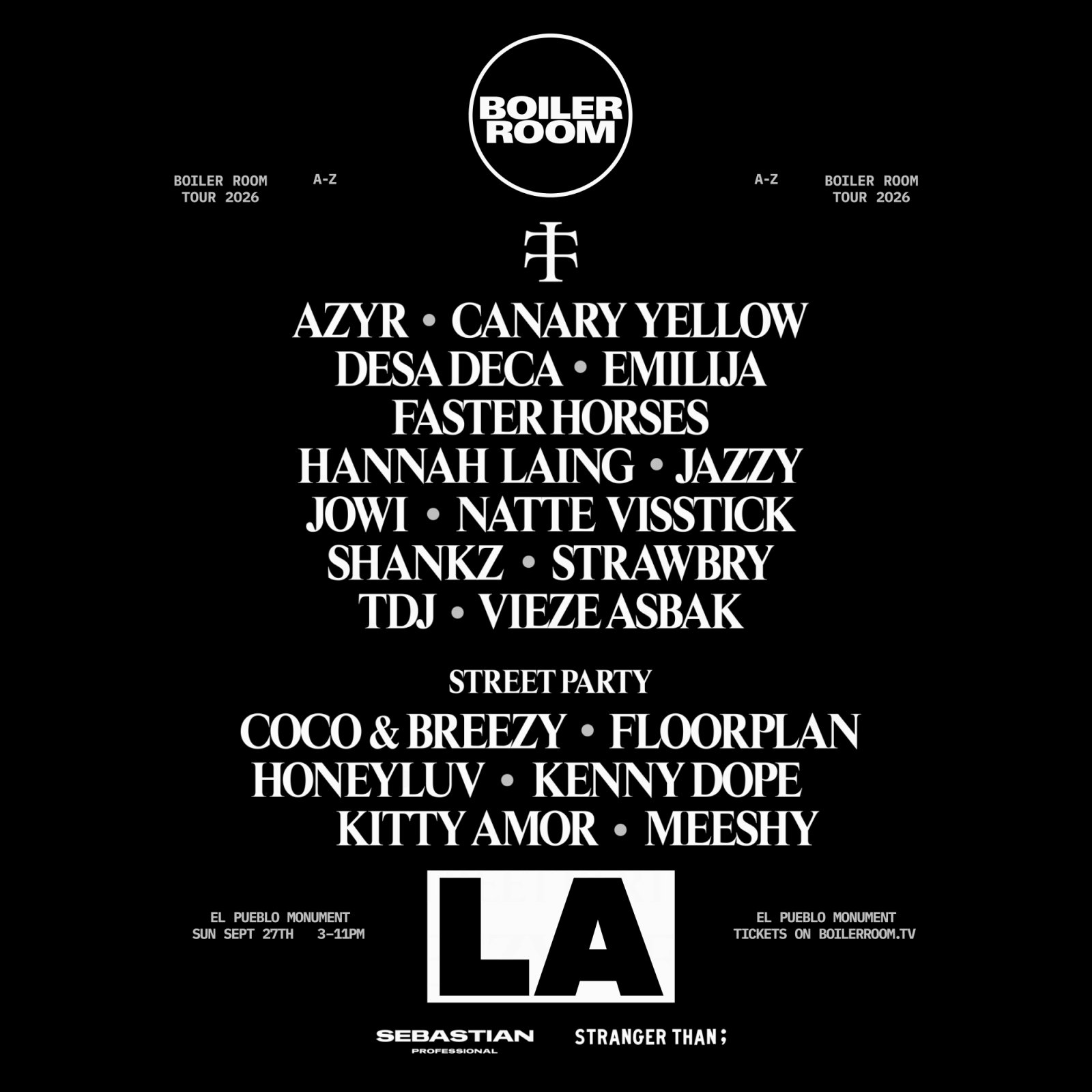 Flyer for event LA | Sunday.