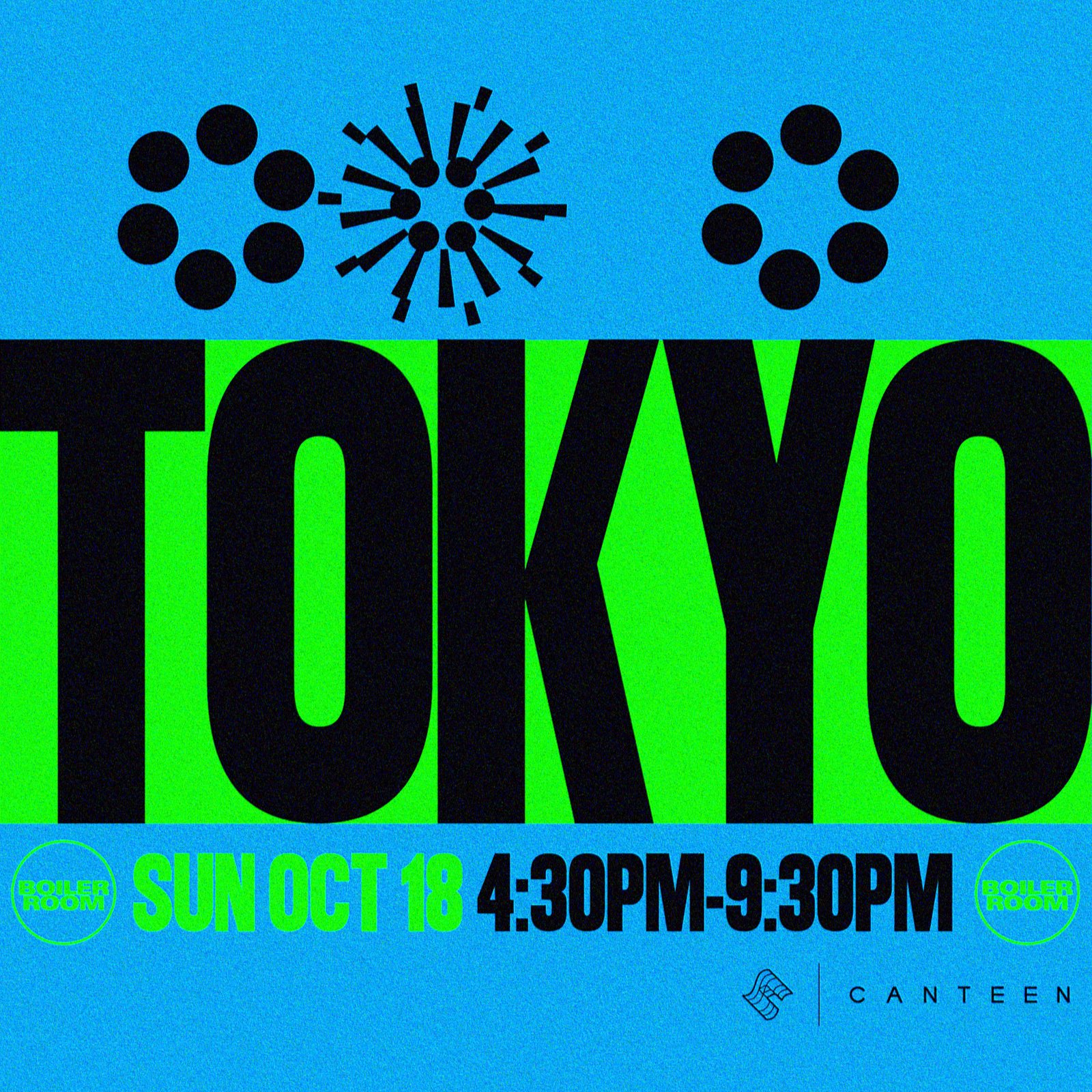 Flyer for event Tokyo | Sunday.