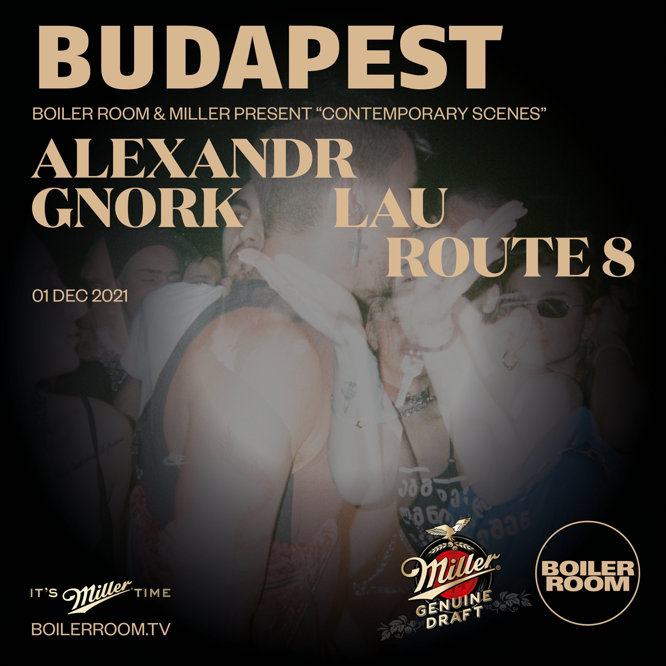 Flyer for event Contemporary Scenes: Budapest.