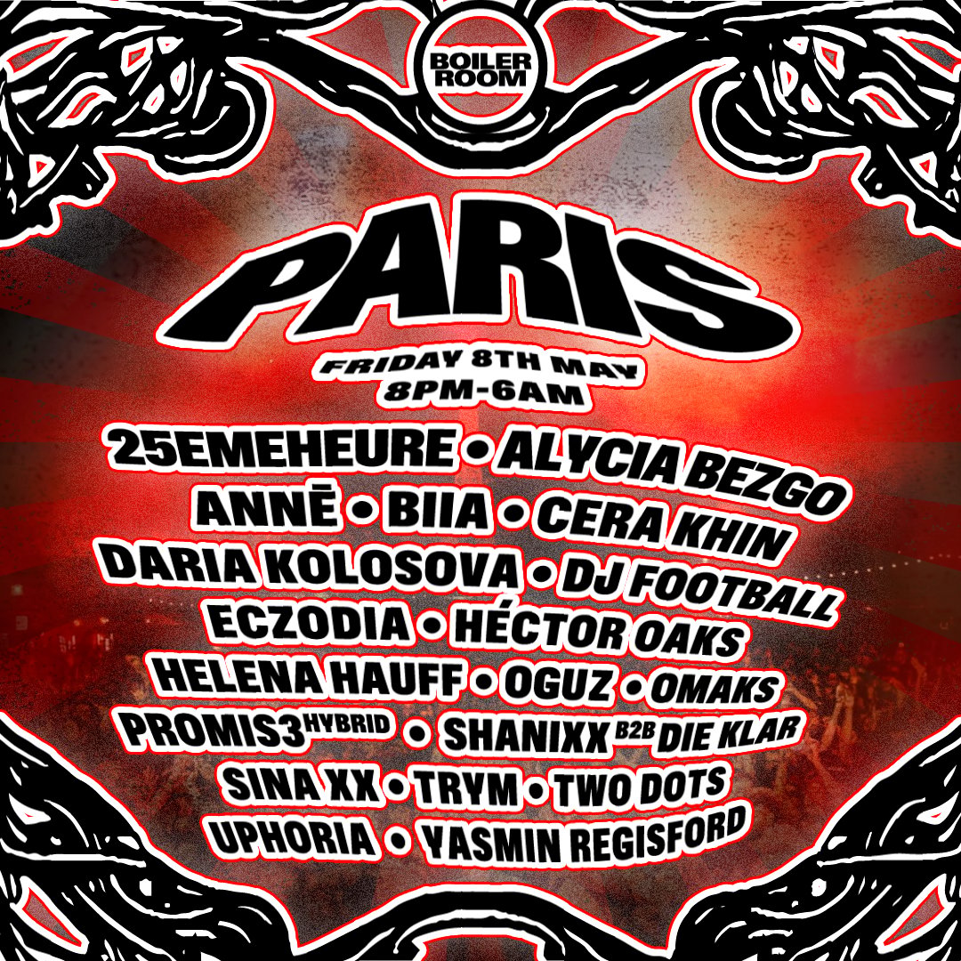 Flyer for event Paris | Friday.