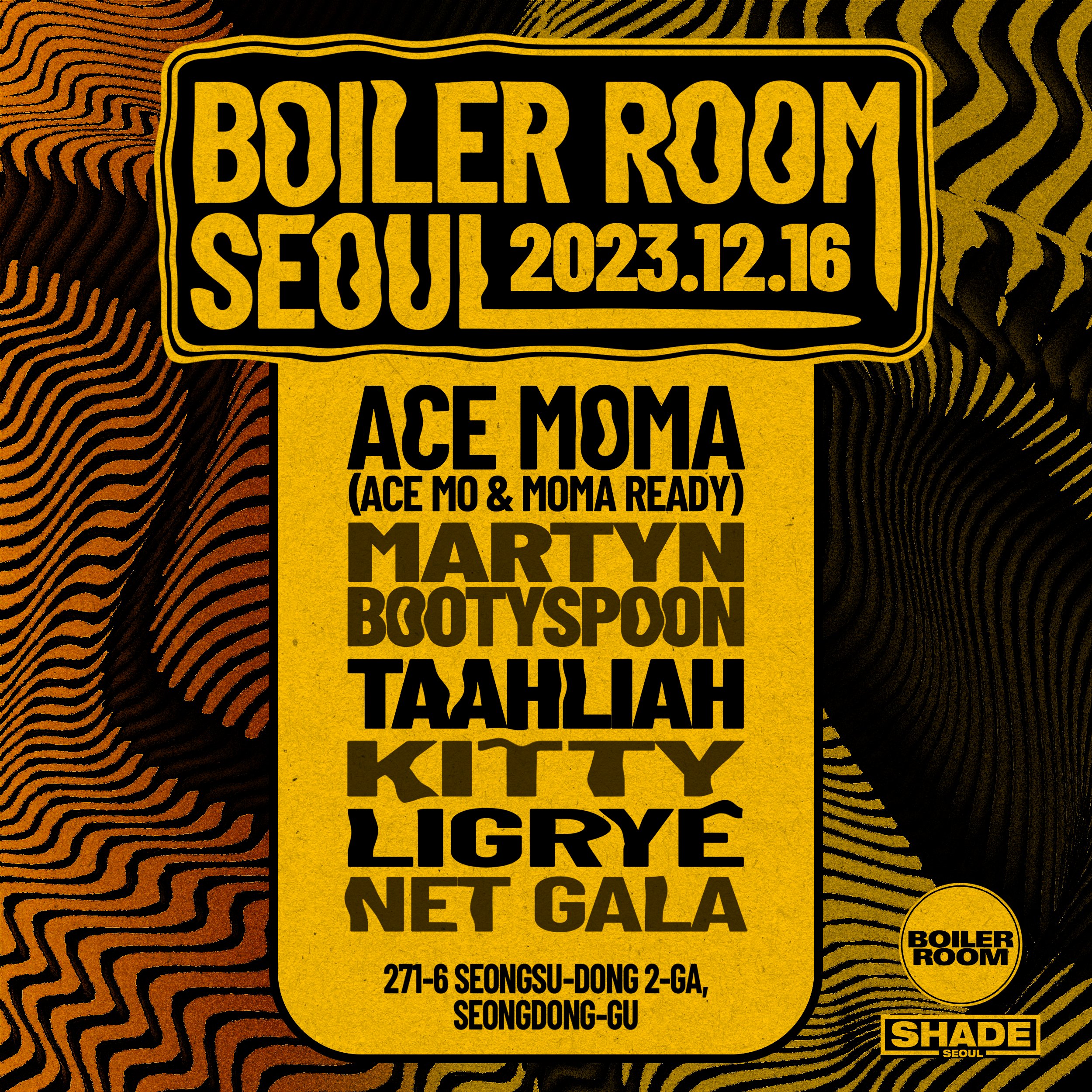 Flyer for event Seoul.