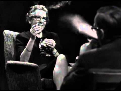 Photo of set Hannah Arendt on 'Zur Person'.