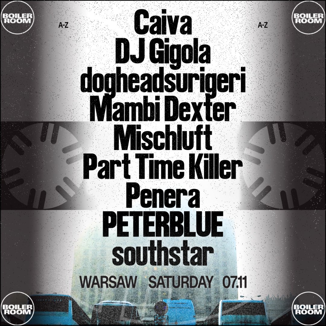 Flyer for event Warsaw.