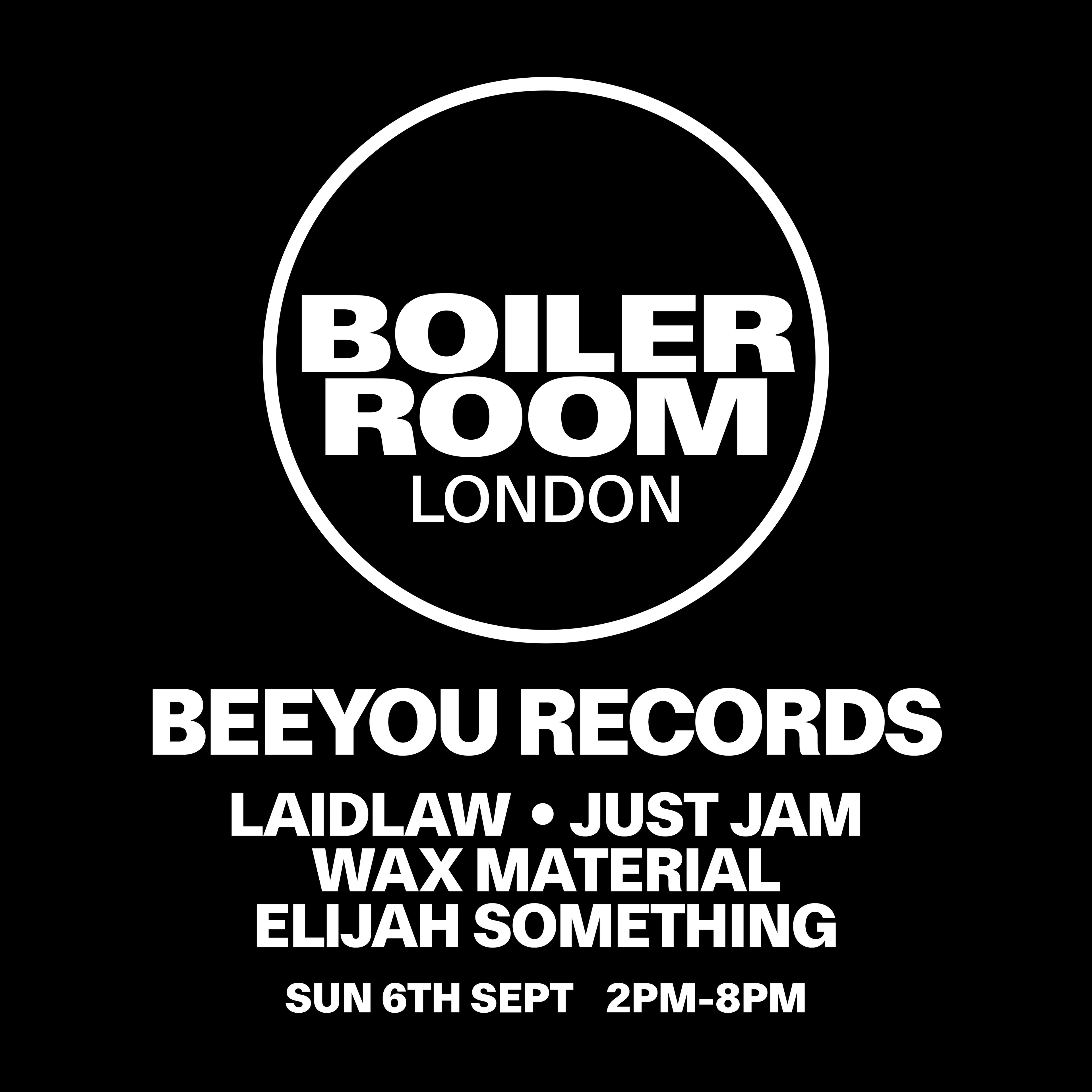 Flyer for event London: Beeyou Records.