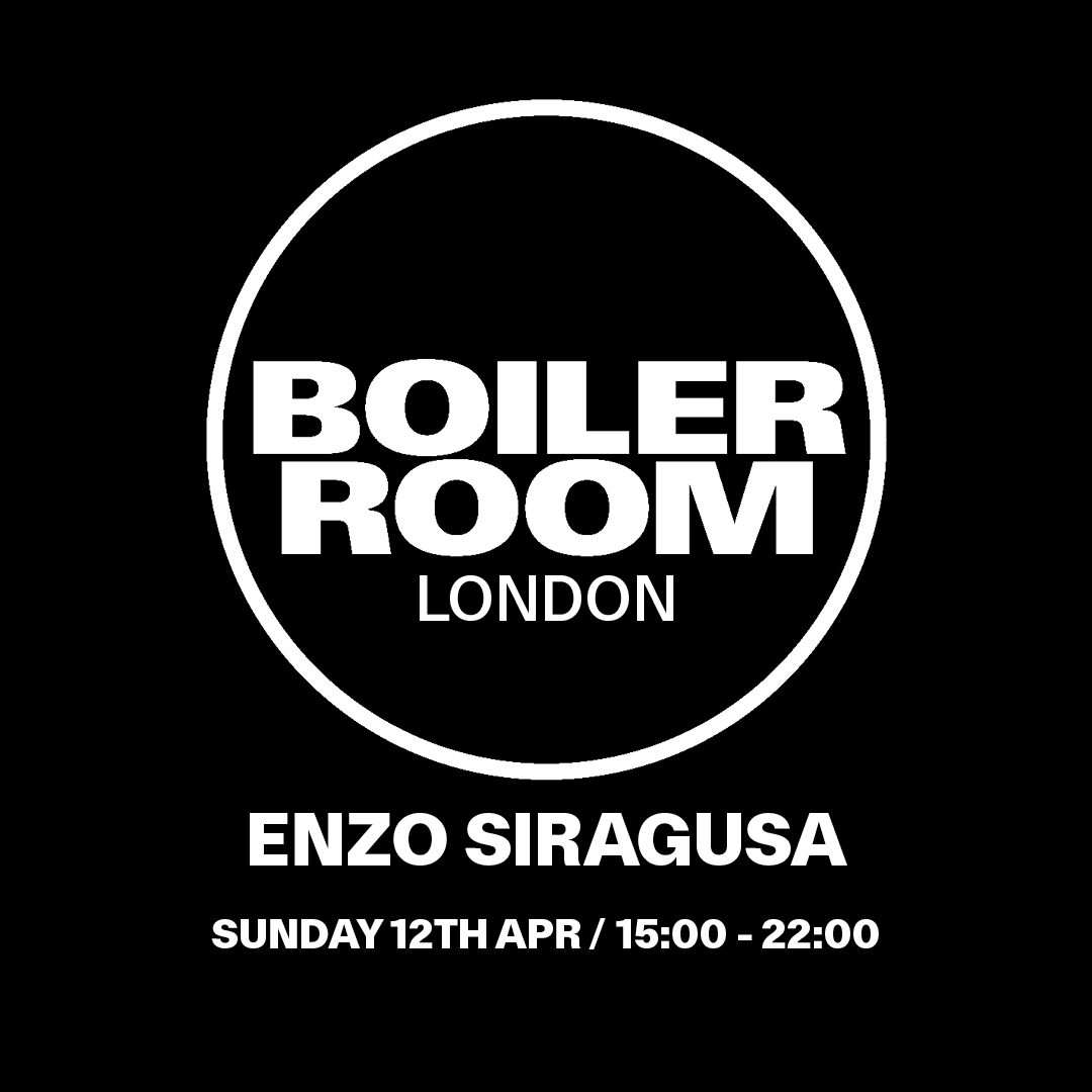 Flyer for event London: Enzo Siragusa.