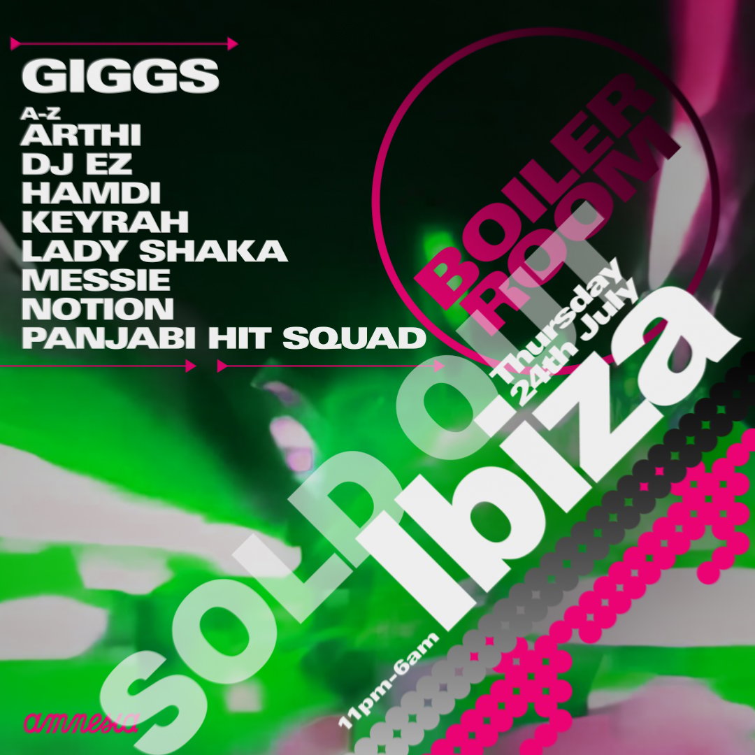 Flyer for event Ibiza.