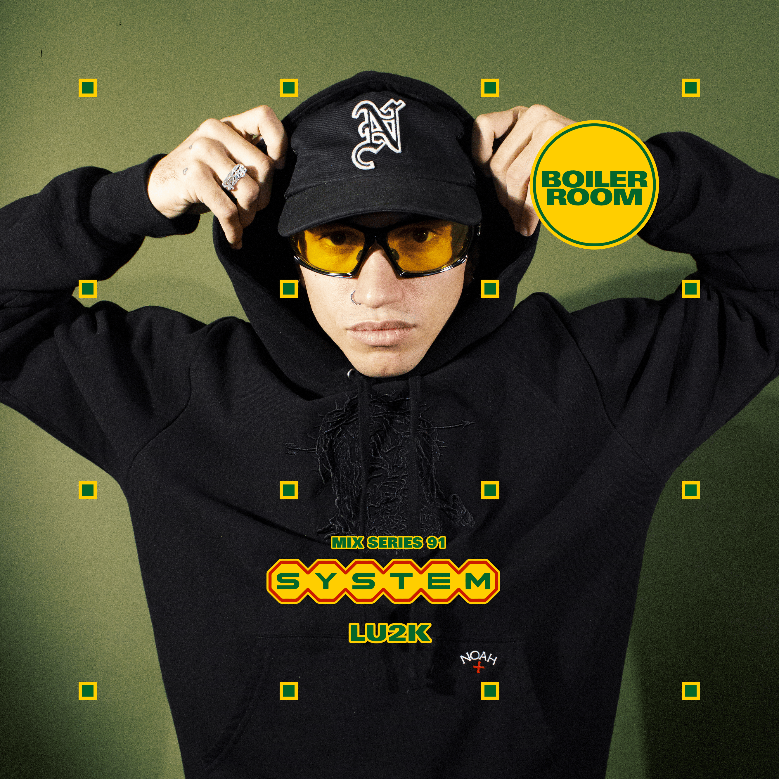 Flyer for event SYSTEM Mix 091: LU2K.