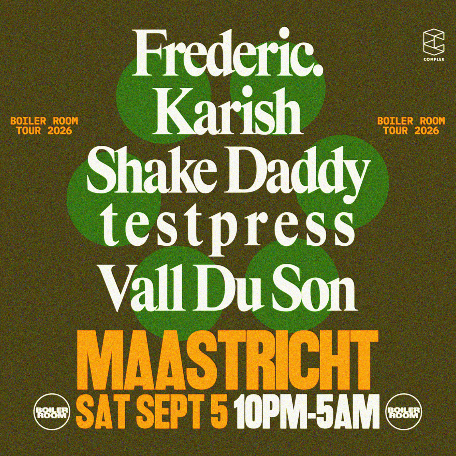 Flyer for event Maastricht | Saturday.