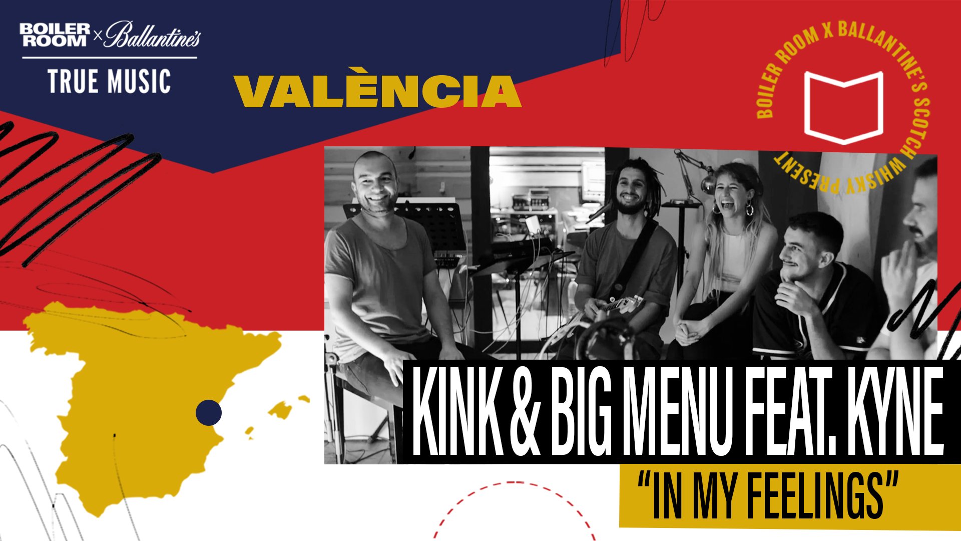Flyer for event KiNK, Big Menu and Kyne - In My Feelings.