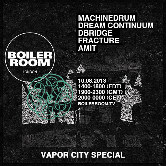 Machinedrum Vapor City Special (London edition) flyer