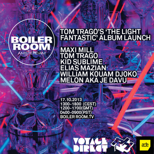 Tom Trago's 'The Light Fantastic' Album Launch flyer