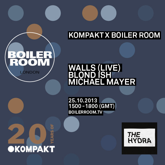 Kompakt x Boiler Room flyer