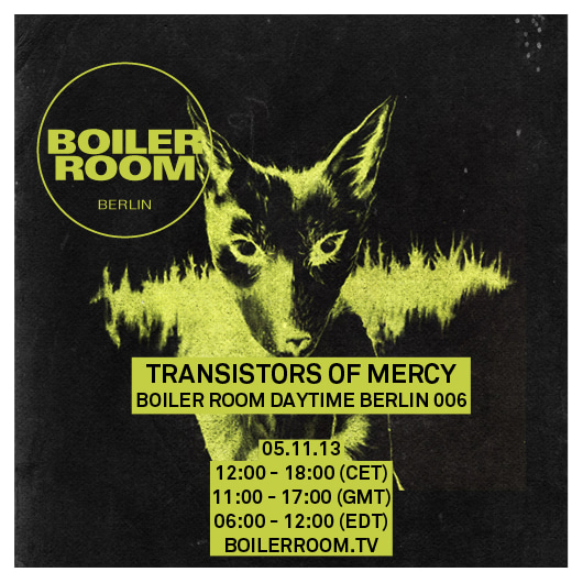 Daytime Session Berlin: Transistors Of Mercy flyer