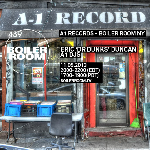 Boiler Room NY x A-1 Records  flyer